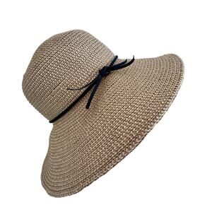 Talula Garden Beach Natural Straw Sun Hat Floppy Boho Retro Cottage S/M